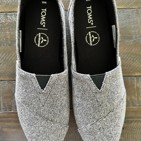 New Alpargata Black Repreve Soft Heathered Knit Shoes - Picture 1 of 4